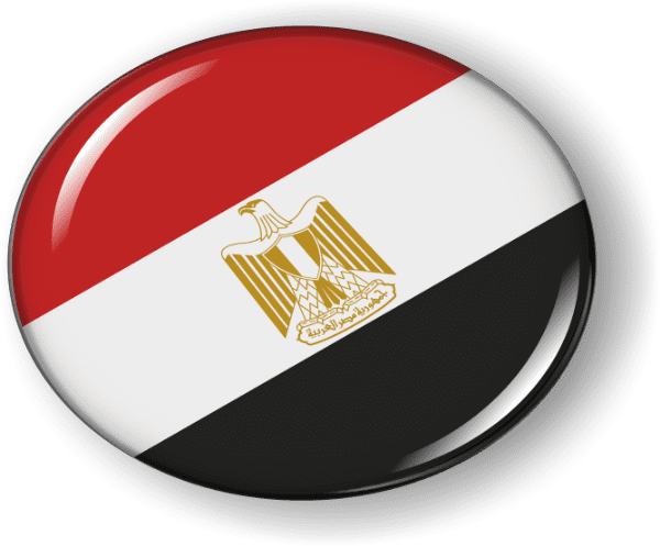 Egypt -  Flag - Country Emblem